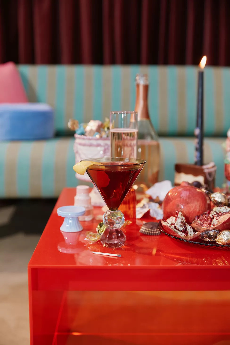 Crystal Stacked Cocktail Glass | Urban Outfitters (US and RoW)