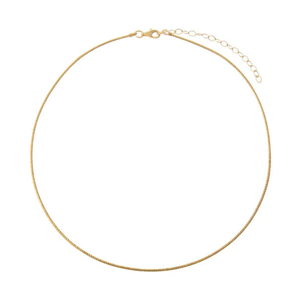 Solid Omega Chain Necklace | Adina Eden