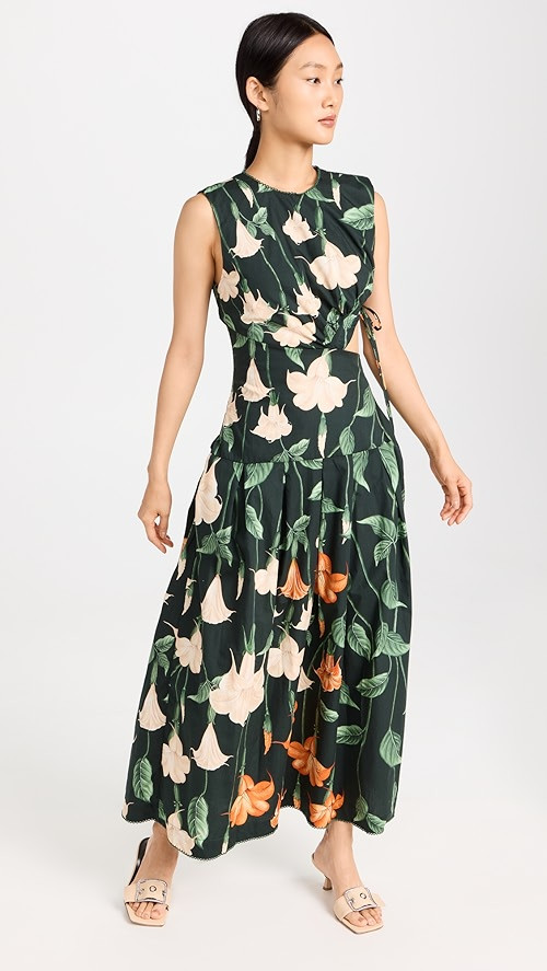 Agua by Agua Bendita Otoño Sabanero Nocturno Midi Dress | SHOPBOP | Shopbop