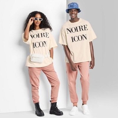 Jolie Noire Black History Month Gender Inclusive Noire Icon Short Sleeve T-Shirt - Cream | Target