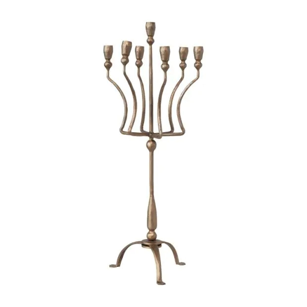 Elegant Hand Forged Candelabra | Antique Farm House