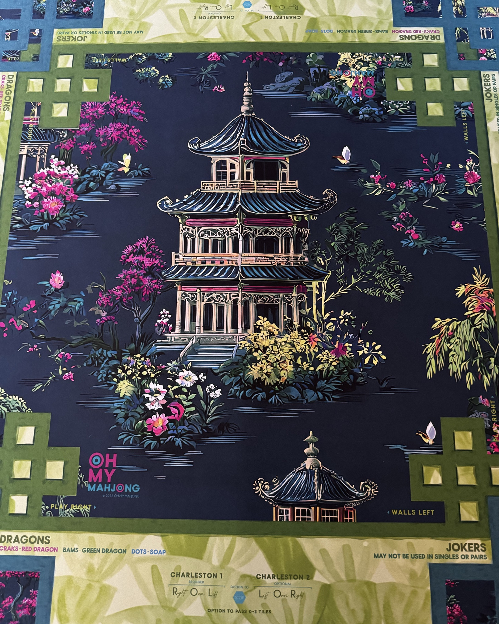 Elysium mat has the best details 💙 it looks like a real watercolor painting, very 3D and realistic. And so many colors that most tiles go with it! Linking the new mats and new shufflers for you to check out, and the more budget friendly tiles! 
#mahjong 


#LTKSeasonal #LTKHome #LTKootd