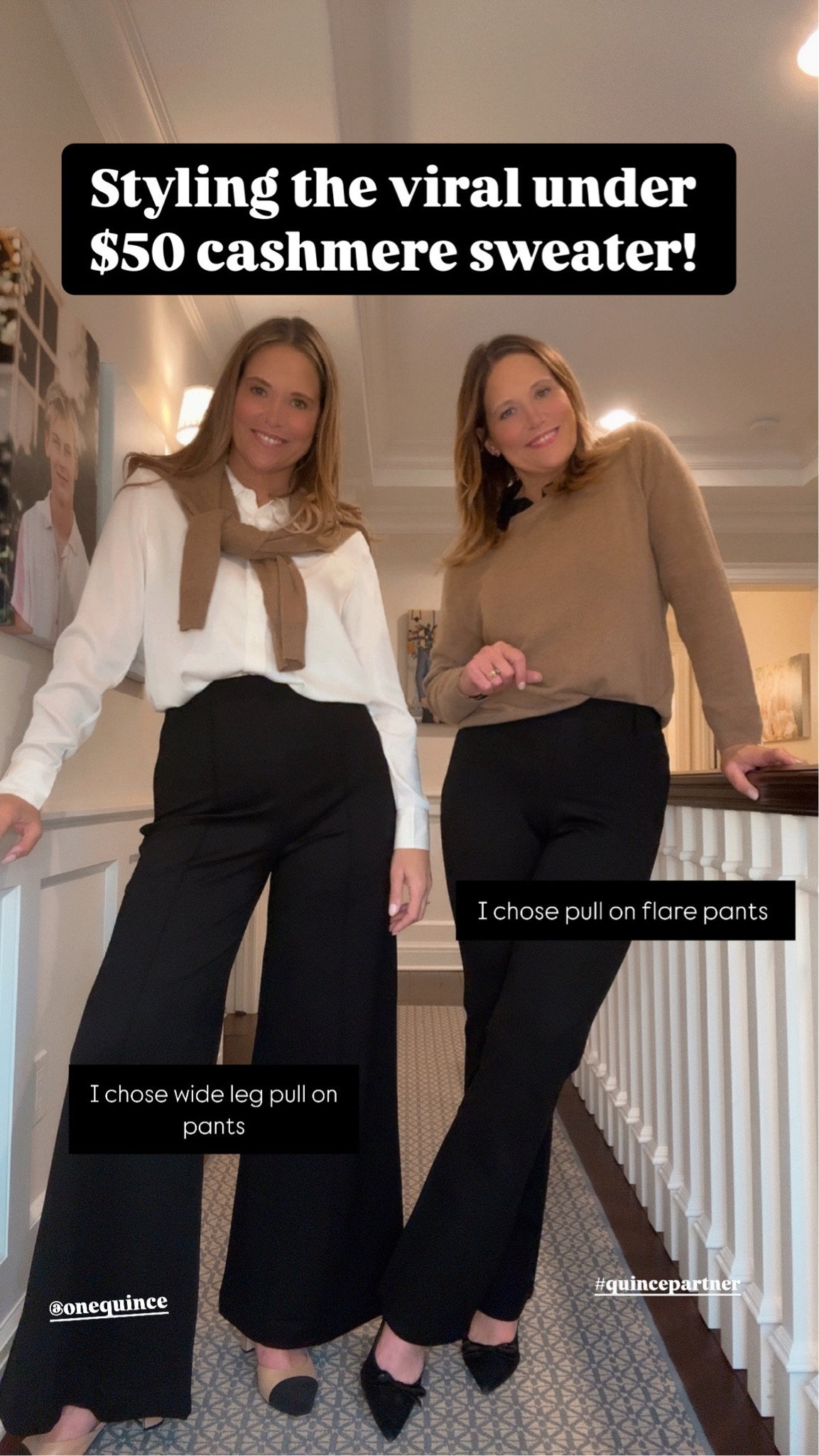 This viral under $50 sweater is incredible. Create minimalist chic without breaking the bank! All from Quince!  
#quincepartner #ltkit 
Don’t forget to follow us @tandttwintalk

#over50style #over40style #over30style #over60style #fashion #ootd #classicstyle #whattowear #howtostyle #midsizestyle #preppystyle #classicstyle #fashionfinds




#LTKOver40 #LTKGiftGuide #LTKFindsUnder50