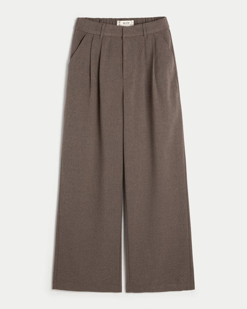 Hollister Livvy Ultra High-Rise Wide-Leg Pants | Hollister (US)