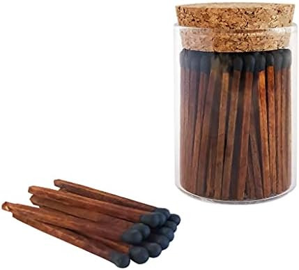 Thankful Greetings Brown Stick Black Tip Espresso Style 2" Safety Matches  | 100+ Quality Artisa... | Amazon (US)