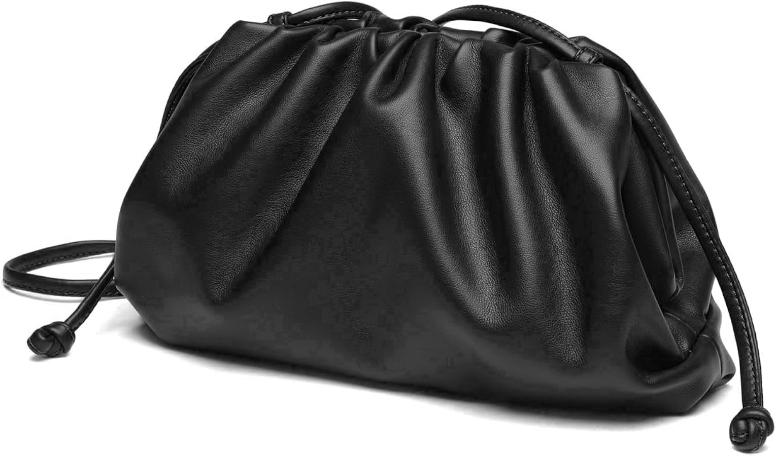 Huralona Dressy Pleated Vegan Leather Clutch Purse Super Soft Cloud Dumpling Clutch Bag for Women... | Amazon (US)