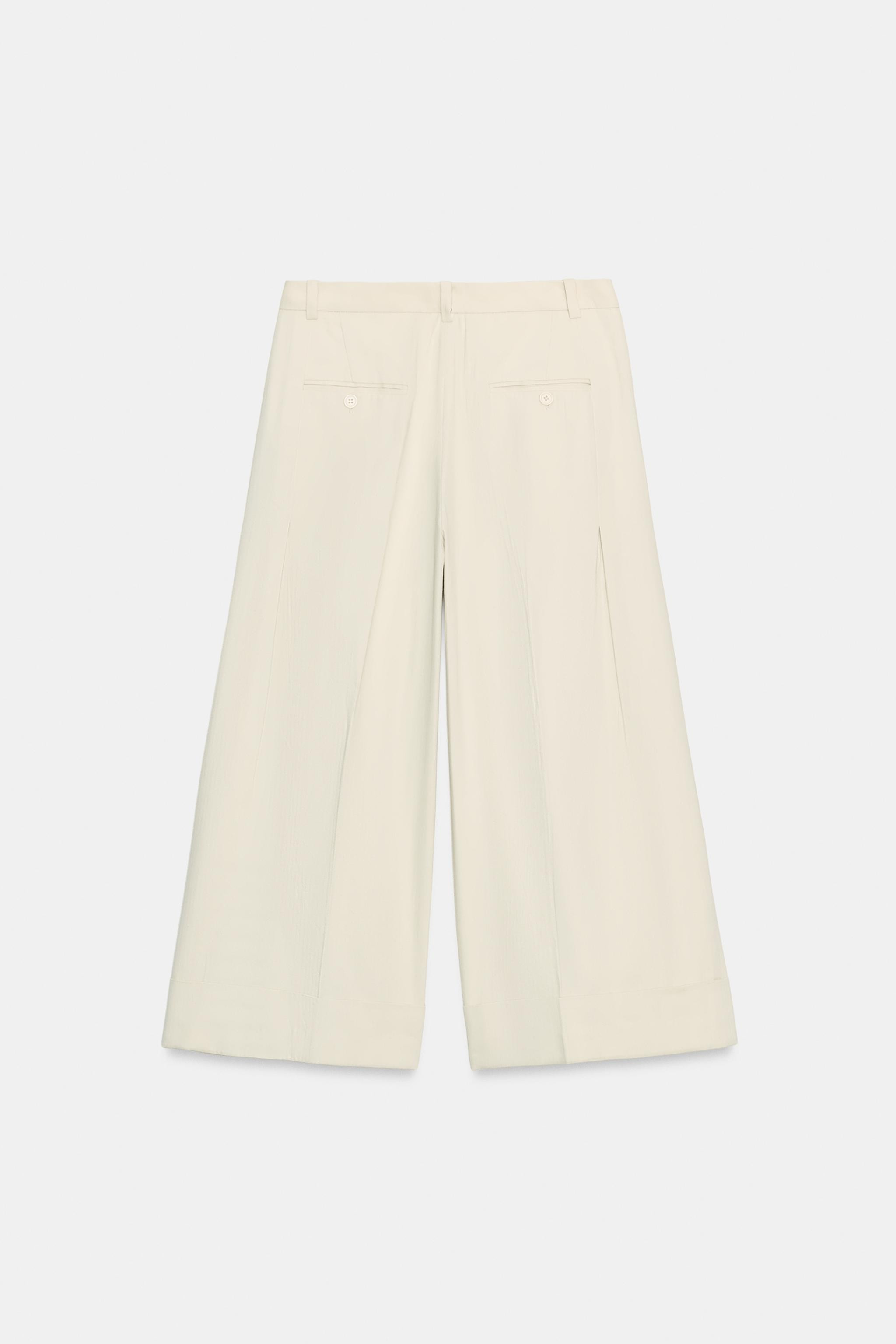 PLEATED LINEN PANTS ZW COLLECTION | Zara US