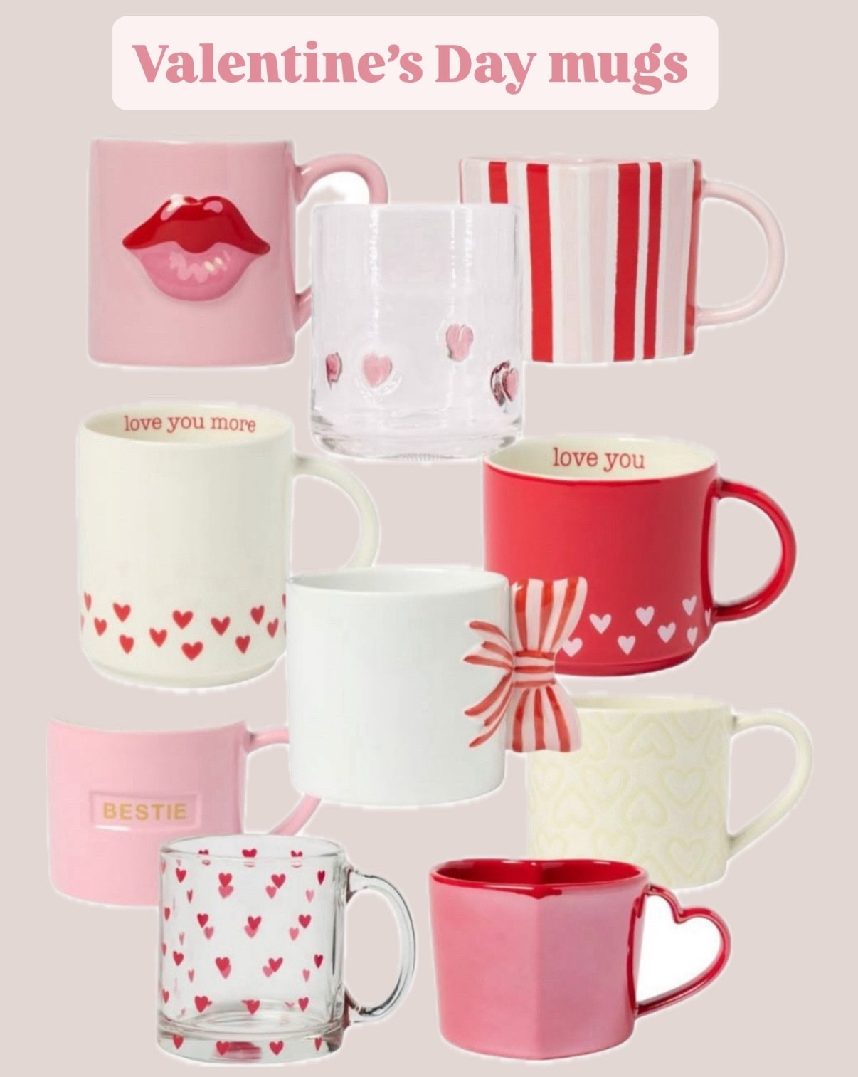 Valentine’s Day
Cute mugs
Galentines 

#LTKSaleAlert #LTKSeasonal