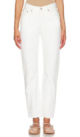 LEVI'S 501 Straight in White. - size 29 | Revolve Clothing (Global)