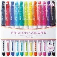 Pilot Frixion Colors Erasable Marker - 12 Color set /Value set Which Attached the Eraser Only for... | Amazon (US)