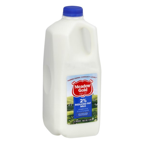 Meadow Gold Viva 2% Reduced Fat Milk, Half Gallon | Walmart (US)