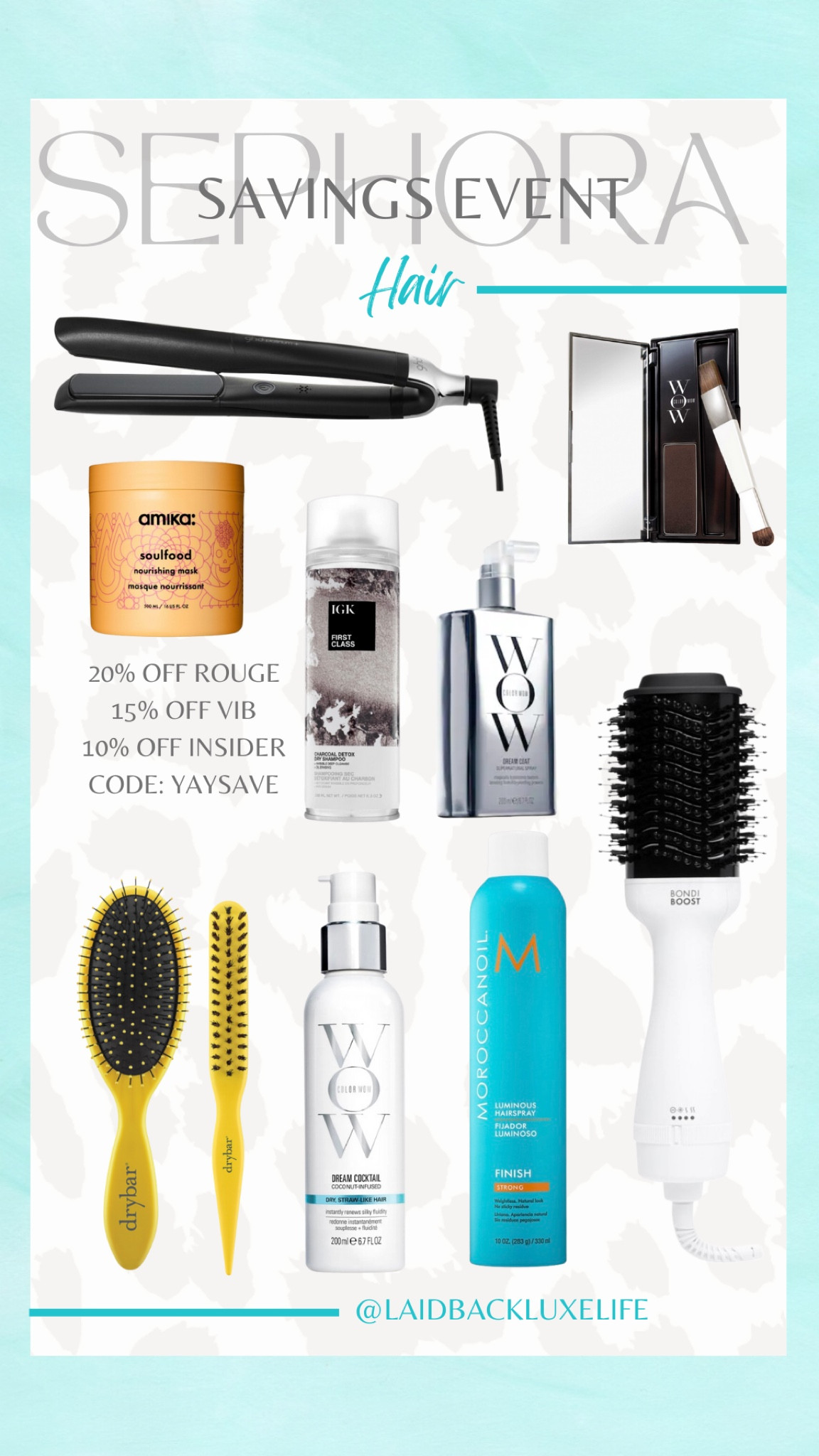 Sephora Savings Event is happening now! All tiers can shop on 4/9 - 4/15! Save 10-20% off depending on your tier with code YAYSAVE, All Sephora Collection is 30% off for all tiers! Sephora Sale, Sephora must haves, Sephora favorites, Sephora bestsellers, Sephora beauty, hair must haves, Spring 2024, #LaidbackLuxeLife 

Shades:

✨Color WOW root coverup 'Dark Brown’

Follow me for more fashion finds, beauty faves, lifestyle, home decor, sales and more! So glad you’re here!! XO, Karma

#LTKsalealert #LTKbeauty #LTKxSephora