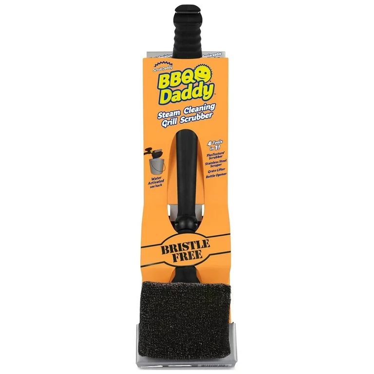 Scrub Daddy BBQ Daddy Grill Brush - Steam Cleaning Scrubber with ArmorTec Steel Mesh, 1 Count | Walmart (US)