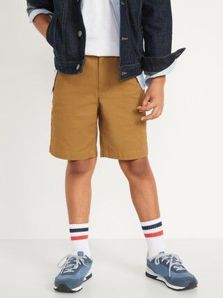Built-In Flex Straight Twill Shorts for Boys (At Knee) | Old Navy (US)