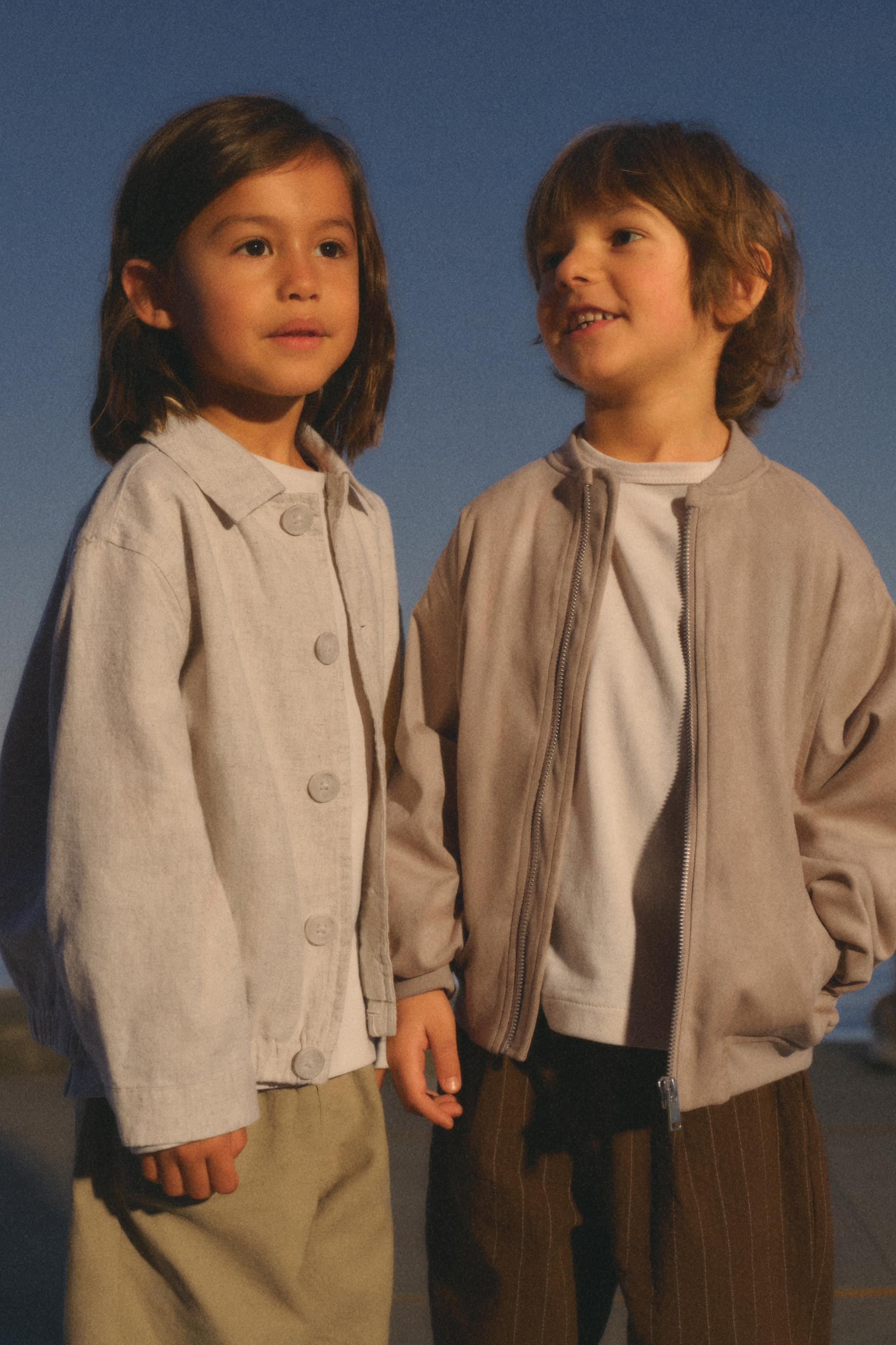 LINEN AND COTTON JACKET | Zara US