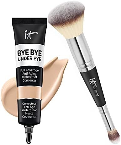 IT Cosmetics Makeup Set - Includes Supersize Bye Bye Under Eye Concealer (20.0 Medium) + Heavenly Lu | Amazon (US)