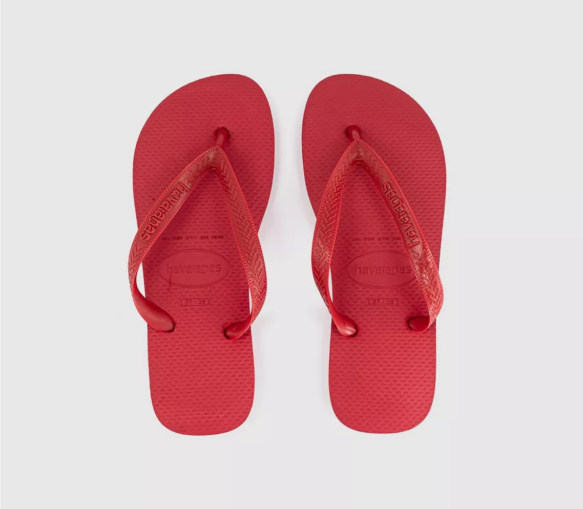 Havaianas Top Flip Flops Red - Women’s Sandals | Office Shoes (UK)