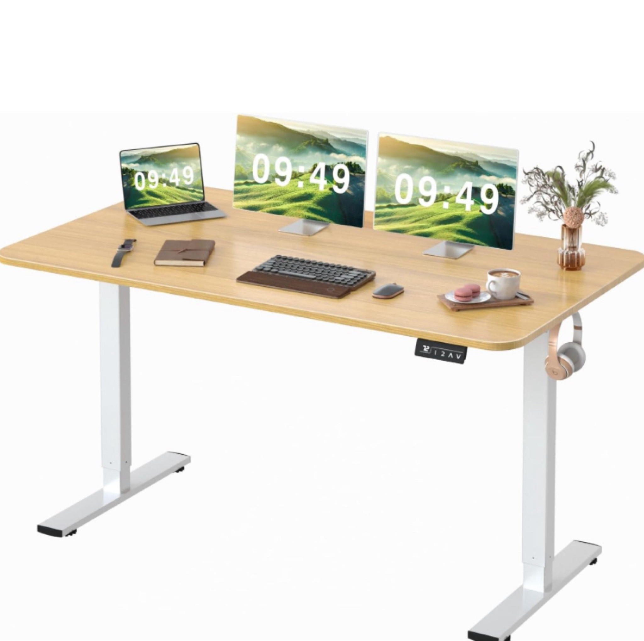 Electric Height Adjustable Standing Desk Large 55 x 24 Inches Sit Stand up Desk Home Office

#LTKSaleAlert #LTKGiftGuide #LTKCyberWeek
