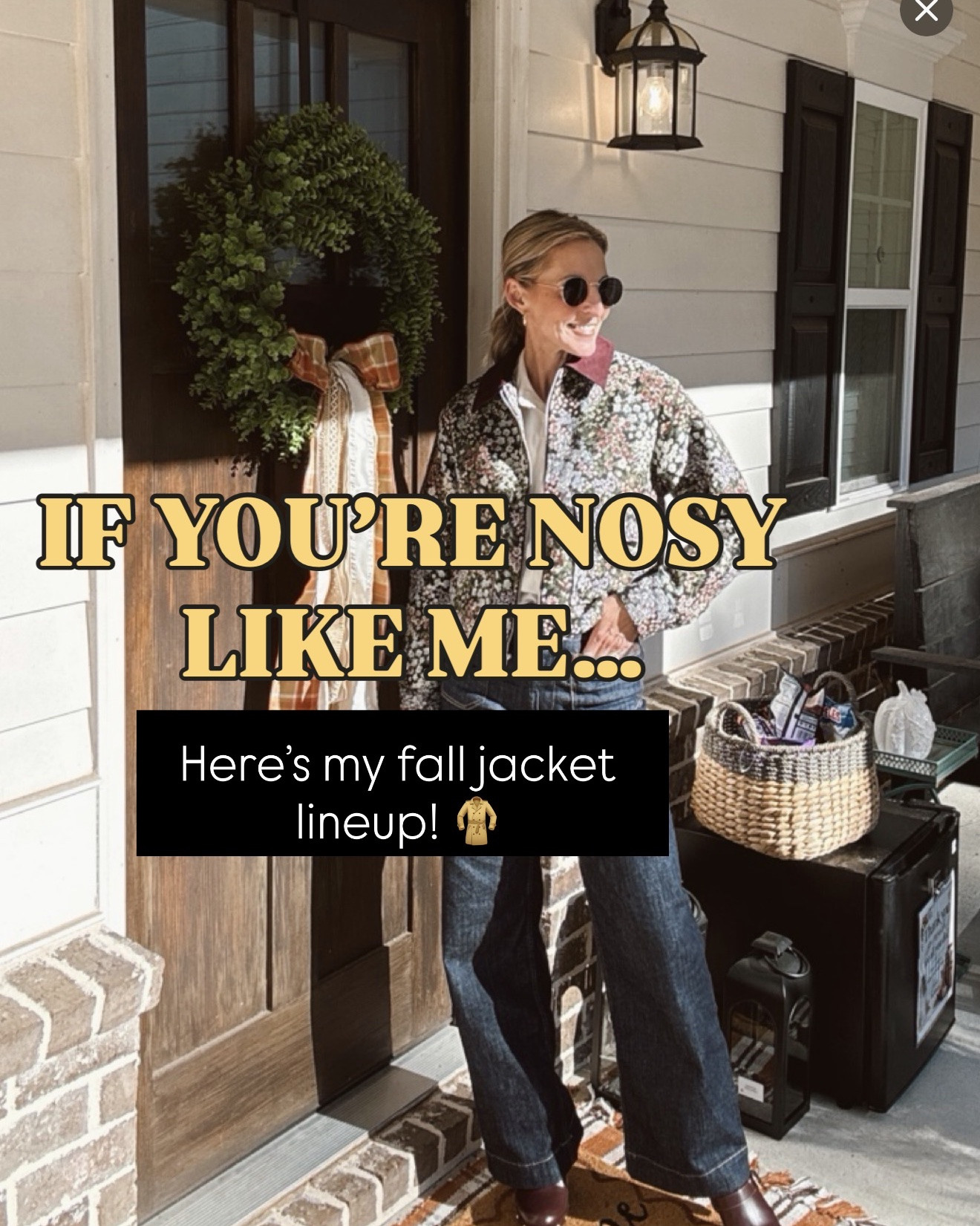 If you’re nosy… come see what’s been taking over my fall closet. Comment JACKET and I’ll send you the links.

😂 Fall jackets + cute shoes are apparently my personality right now, and I’m not mad about it. Sharing some of my favorite affordable fall jackets for women—from denim jackets and utility jackets to blazers, lightweight layers and easy everyday styles—plus the fall shoes I’m wearing with them. These are the pieces that make getting dressed for work, weekends, date night and everyday fall outfits SO easy. Lots of Walmart fall fashion favorites mixed in!
.
.

fall jackets for women, affordable fall jackets, Walmart fall fashion, Walmart jackets, fall outfits for women, fall fashion 2026, women’s fall style, denim jacket outfit, utility jacket, fall blazers, fall shoes for women, casual fall outfits, teacher outfits, workwear, over 40 fashion, over 50 style, affordable fashion finds