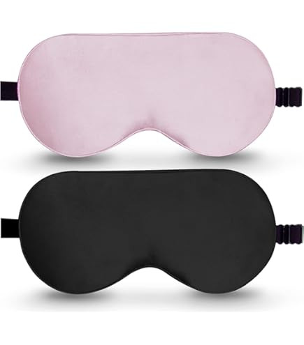 Weighted Blackout Sleep Mask for Women, 3D Contoured Zero Eye Pressure, Lash-Friendly Deep Eye Cu... | Amazon (US)