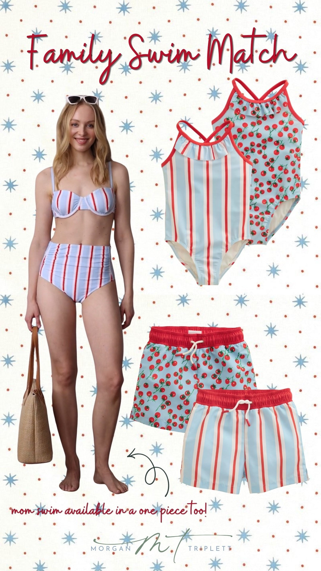 The cutest red, white and blue matching family swim!

#LTKmomlife #LTKKids #LTKSwim