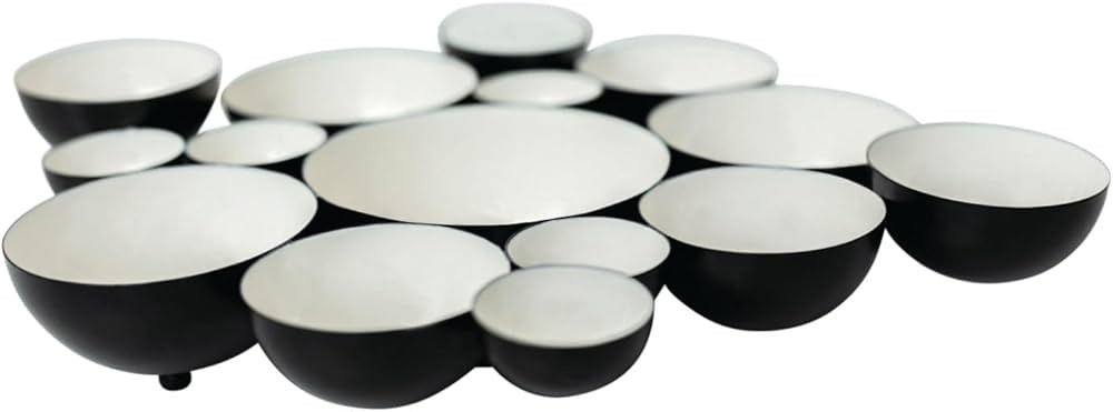 Nora Fleming Black and White Bubble Bowl - Large Bubble Cluster for Dry Goods - Perfect for Enter... | Amazon (US)