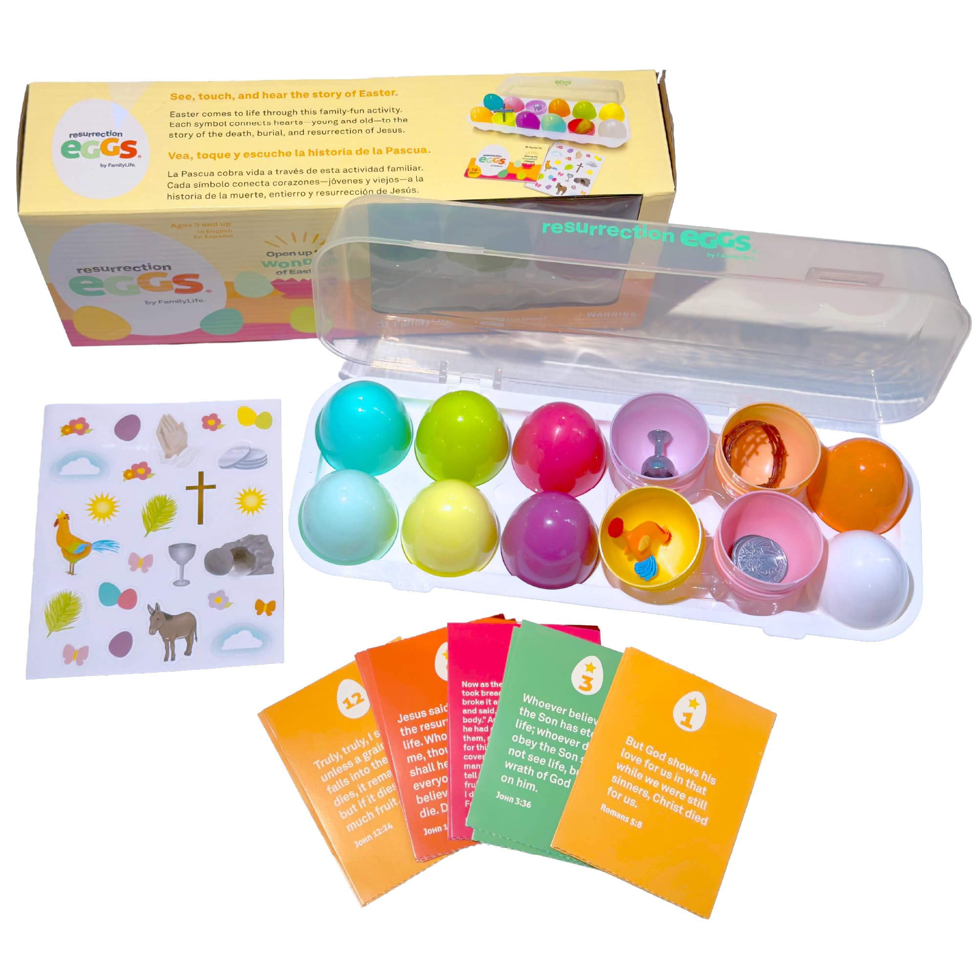 FAMILYLIFE Resurrection Eggs 30th Anniversary Edition – 12-Piece Set with Booklet & Religious F... | Amazon (US)