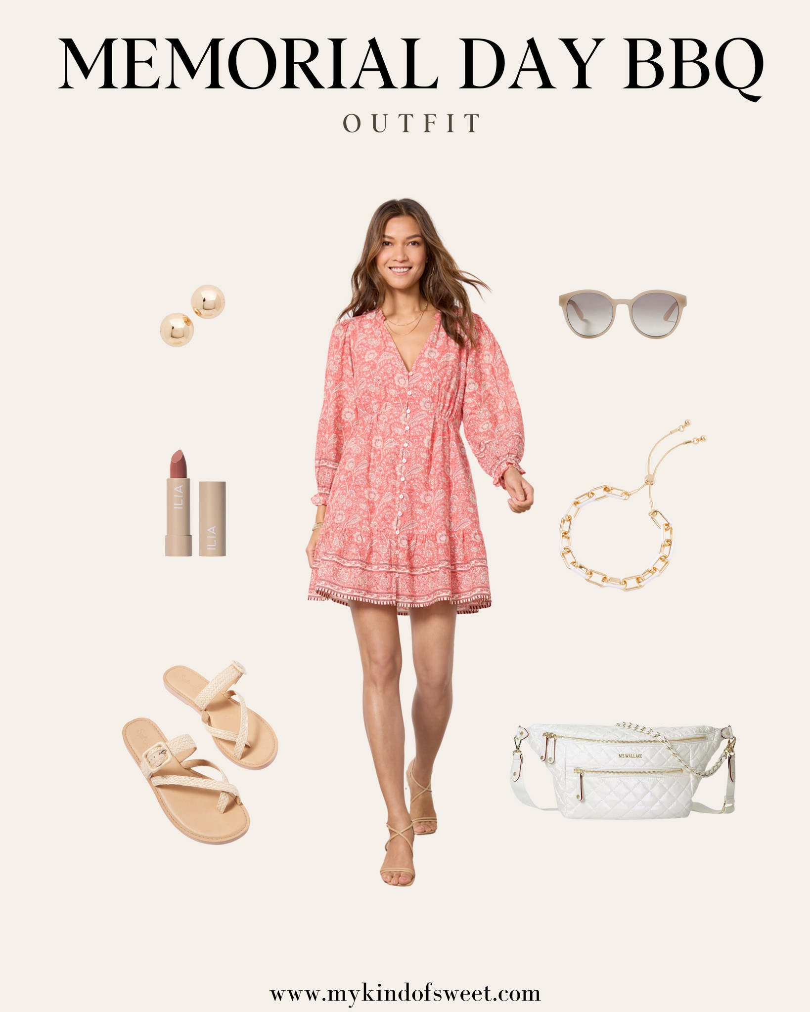This floral dress by Evereve is the perfect Memorial Day BBQ outfit. I love this white crossbody sling bag from Bloomingdale’s to  keep me organized.

#LTKParties #LTKSeasonal #LTKStyleTip