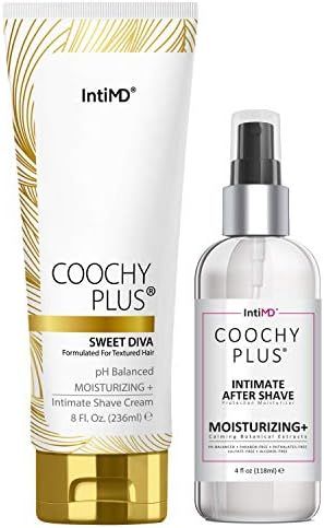 Coochy Plus Intimate Shaving Complete Kit - SWEET DIVA & Organic After Shave Protection Soothing ... | Amazon (US)