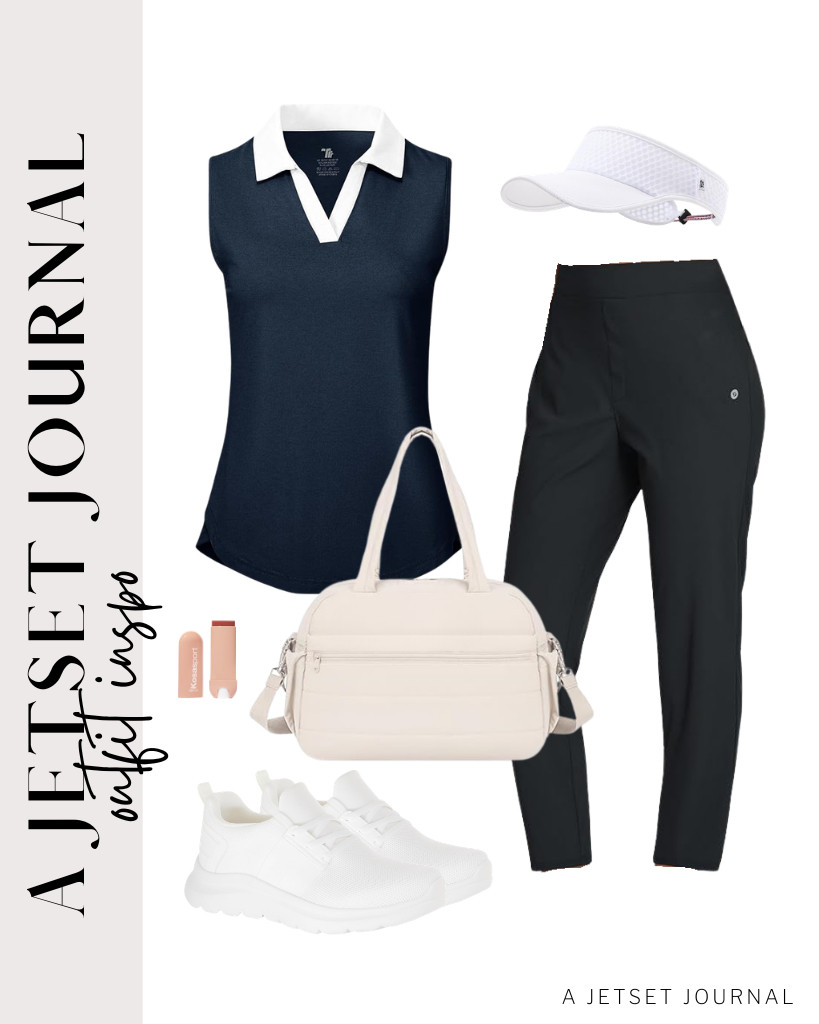 Style this navy golf polo shirt with baleaf Stretch Pants and Amazon Essentials’ sneakers. Use this lightweight duffel bag and wear this sun visor hat before heading out. 

#LTKSeasonal #LTKSaleAlert #LTKTravel 

 