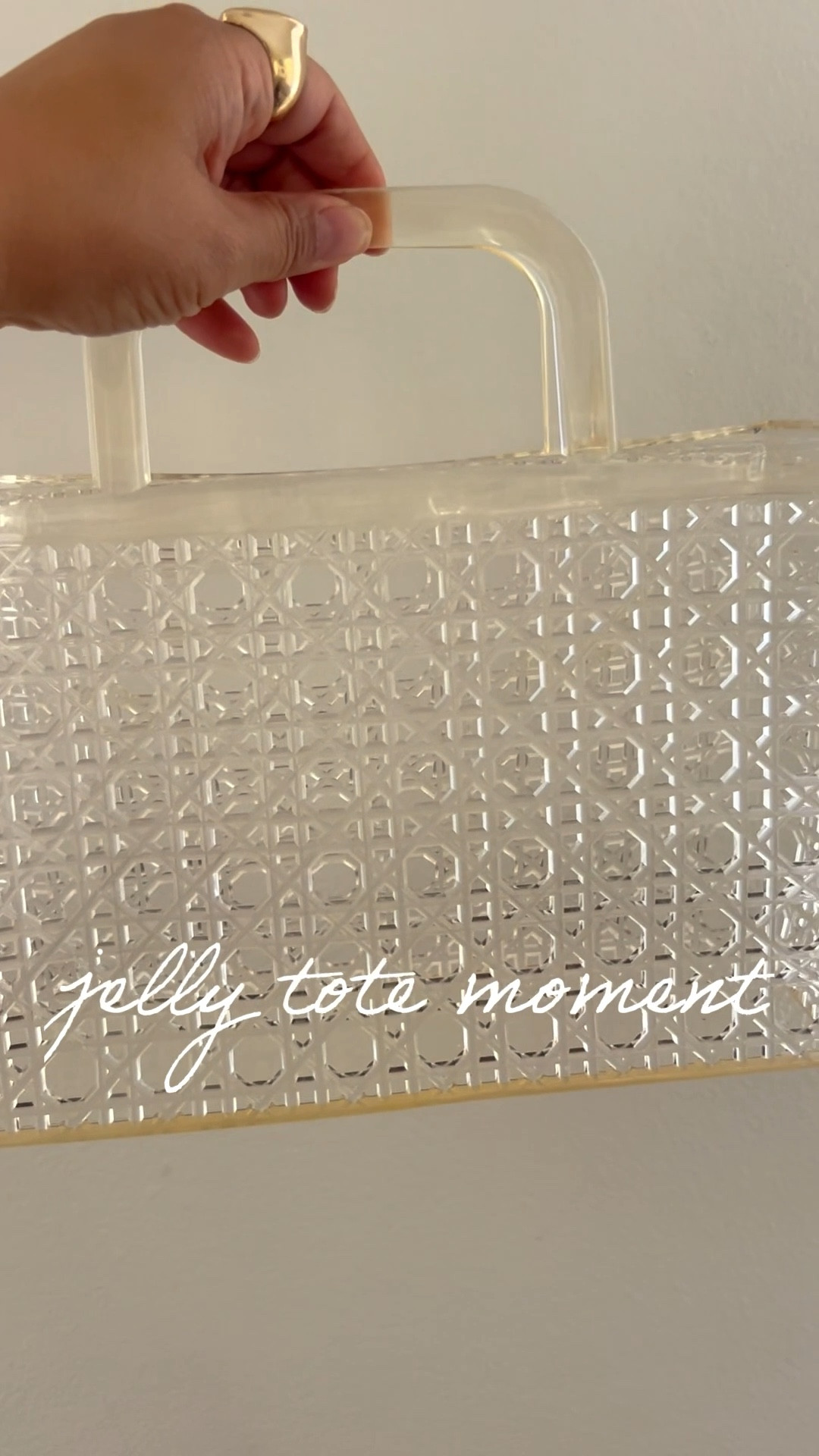 the jelly tote moment

There is something about a jelly tote that instantly makes an outfit feel lighter, brighter, and a little more playful. It is one of those pieces you can throw on without overthinking, and it still pulls everything together in the easiest way.

I love how these work with literally anything. Toss one on with a workout set, denim and a tee, or a flowy dress and it just fits. It can lean casual for daytime errands or feel styled and intentional for a lunch or beach day. That mix of ease and fun is what makes it such a go to for spring and summer.

The texture adds something different too. It brings that subtle pop without needing bold colors or extra accessories, but if you do go colorful it makes the whole look feel even more alive.

It is one of those pieces that reminds you fashion can be simple and still feel fun.

#jellytote #springstyle #summerstyle #playfulfashion #casualchic #everydaystyle #beachstyle #ltkstyle

jelly tote bag | spring outfits women | summer accessories | casual chic outfits | playful fashion trends | beach bag aesthetic | everyday outfit ideas | ltk summer style

#LTKFestival #LTKvlog #LTKootd