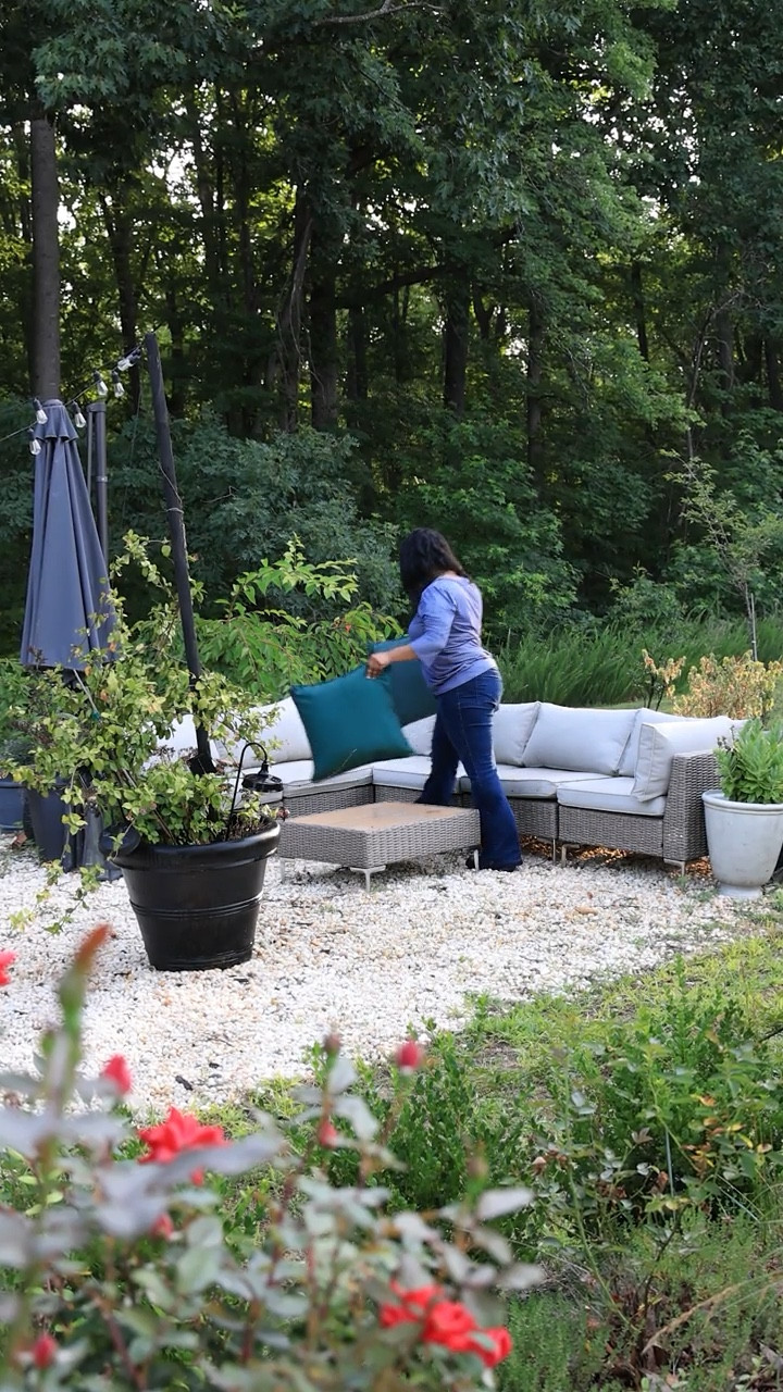 Outdoor Sectional | Lovely low-budget outdoor furniture choice! Each piece is separate for different configurations. Great Amazon find!

#LTKHome #LTKVideo
