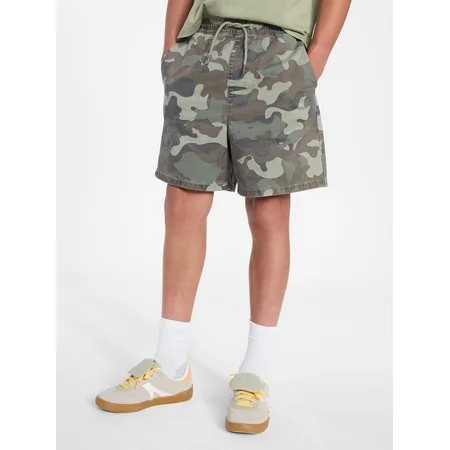 Weekend Academy Boys Washed Pull-On Shorts, Sizes XS-XXL | Walmart (US)