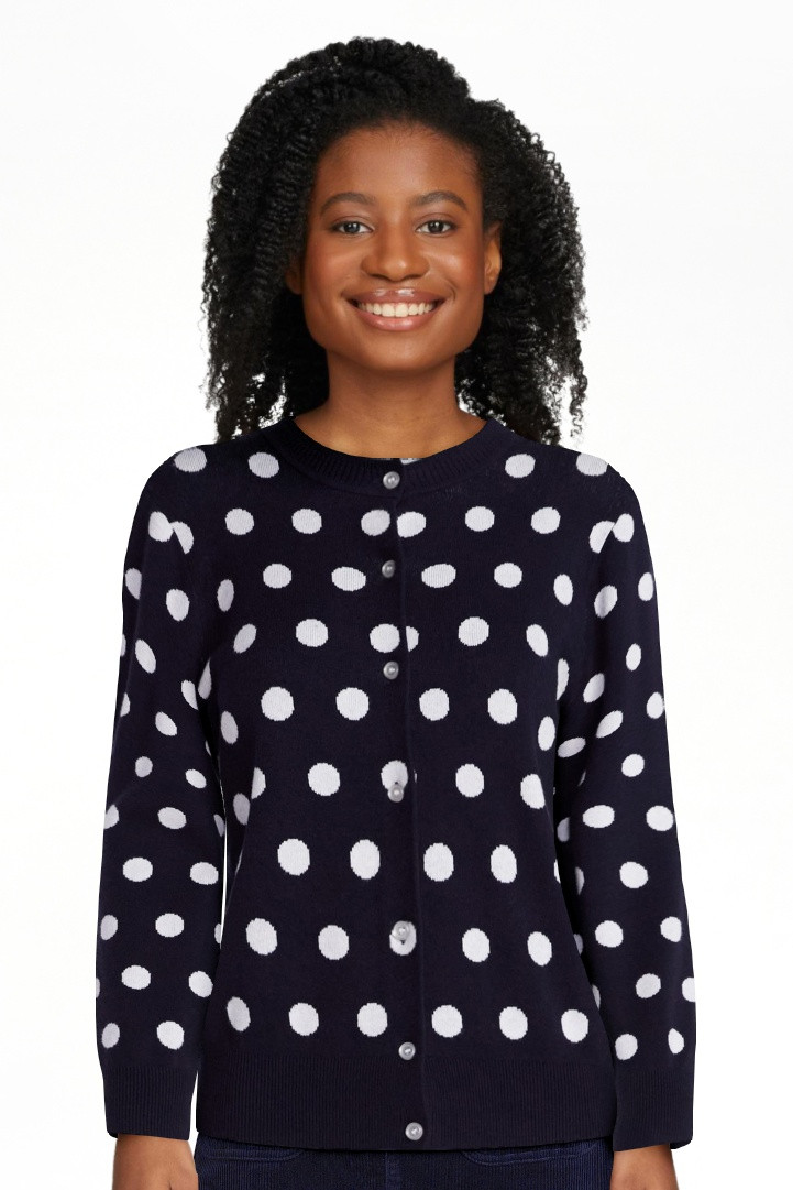 Free Assembly Women's and Women's Plus Solid, Stripe, & Print Classic Cozy Yarn Cardigan Sweater,... | Walmart (US)