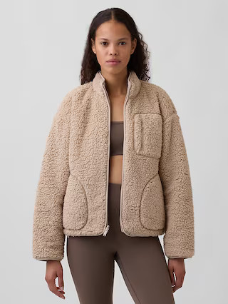 GapFit Reversible Sherpa Jacket | Gap (US)