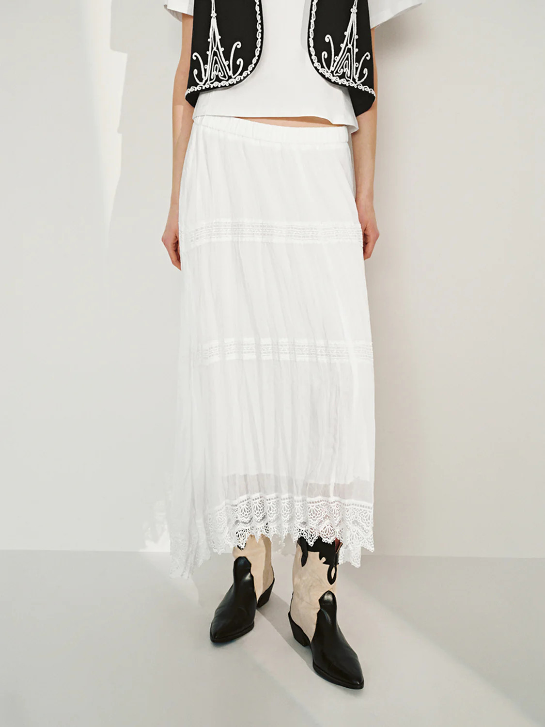 Lace A-Line Skirts | Urban Revivo