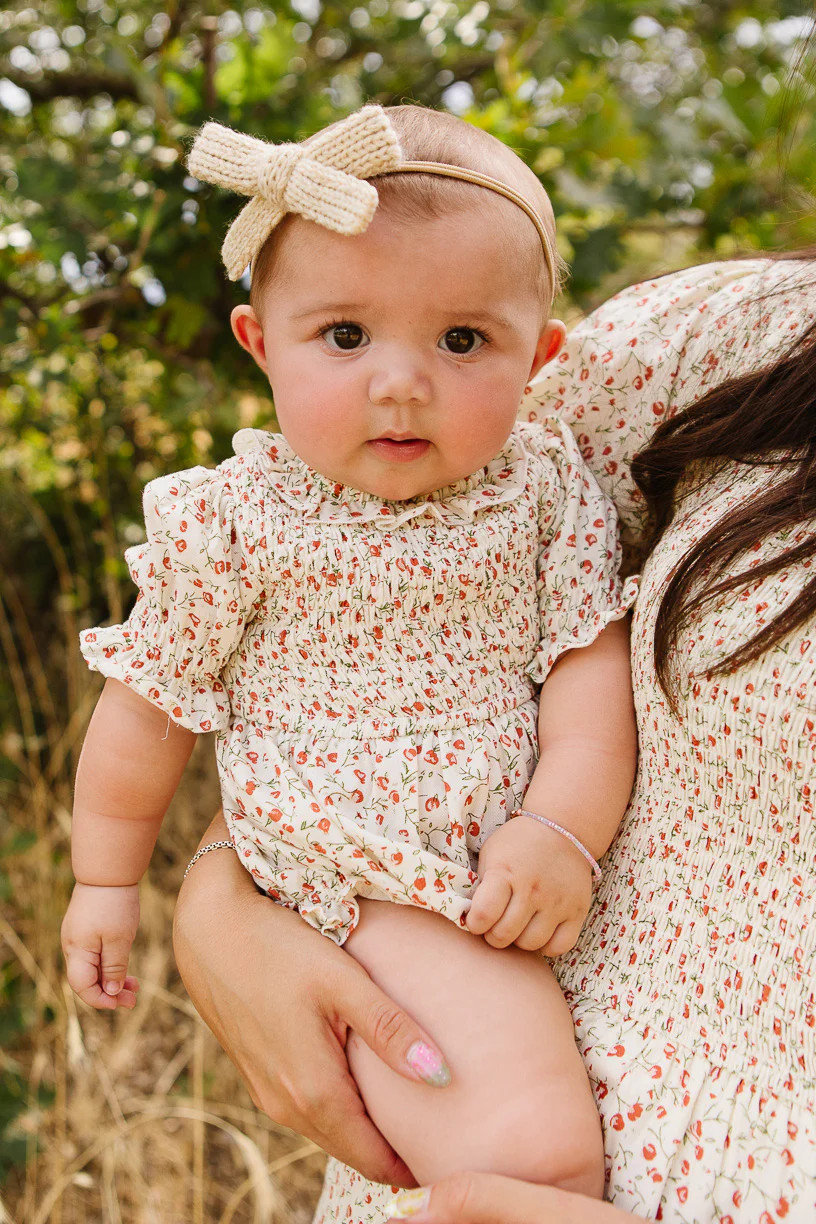 Baby Delia Romper in Ditsy Floral | Ivy City Co