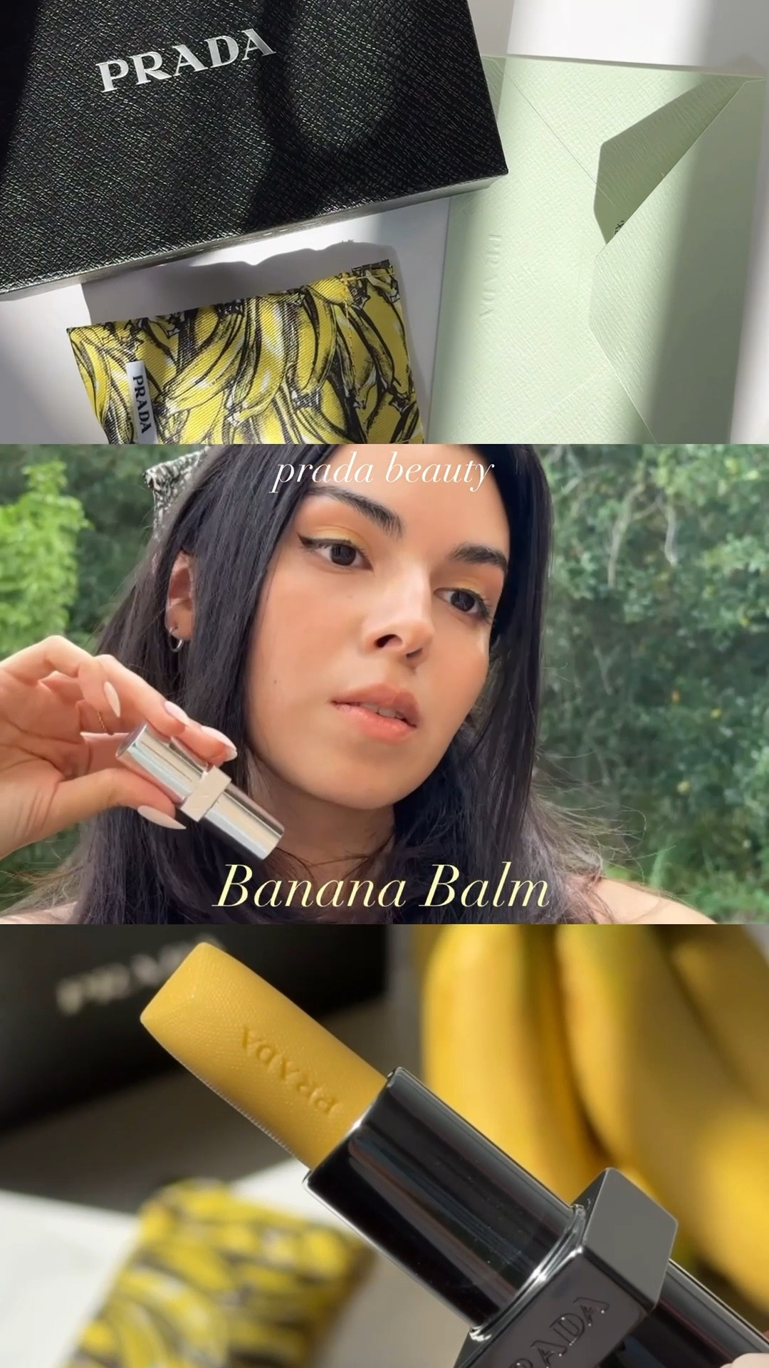 a @pradabeauty delivery worth going bananas for 🍌✨

this has the prettiest warm glow to it and smells soo yummy just like bananas 🤤

Available now @sephora 

#PradaBeauty #PradaBalm #PradaMakeup #giftedbypradabeauty #lipbalm #ugc #lipswatch #bananabalm #pradamakeup #ugc #ugccreator #ugcexample #aesthetic #ugccommunity #ugccontentcreator #ugcbeauty #ugcportfolio

#LTKGiftGuide #LTKBeauty #LTKItBag