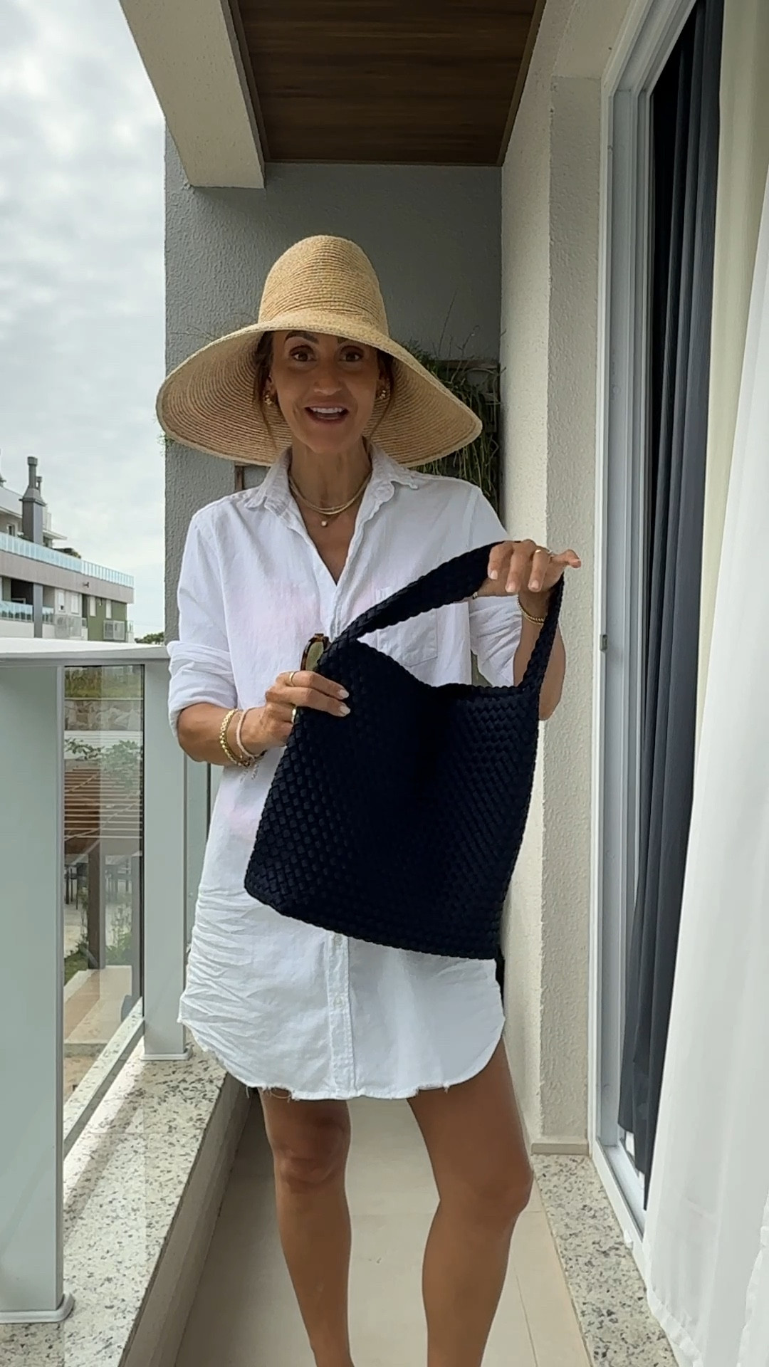 Beach outfit and loving brining my new bag to the beach and to wear outside the beach! Super versatile, stretchy and roomy and easy to shake off the sand! 

#LTKItBag #LTKWatchNow #LTKStyleTip