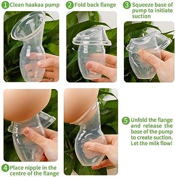 haakaa Manual Breast Pump for Breastfeeding 4oz/100ml | Amazon (US)