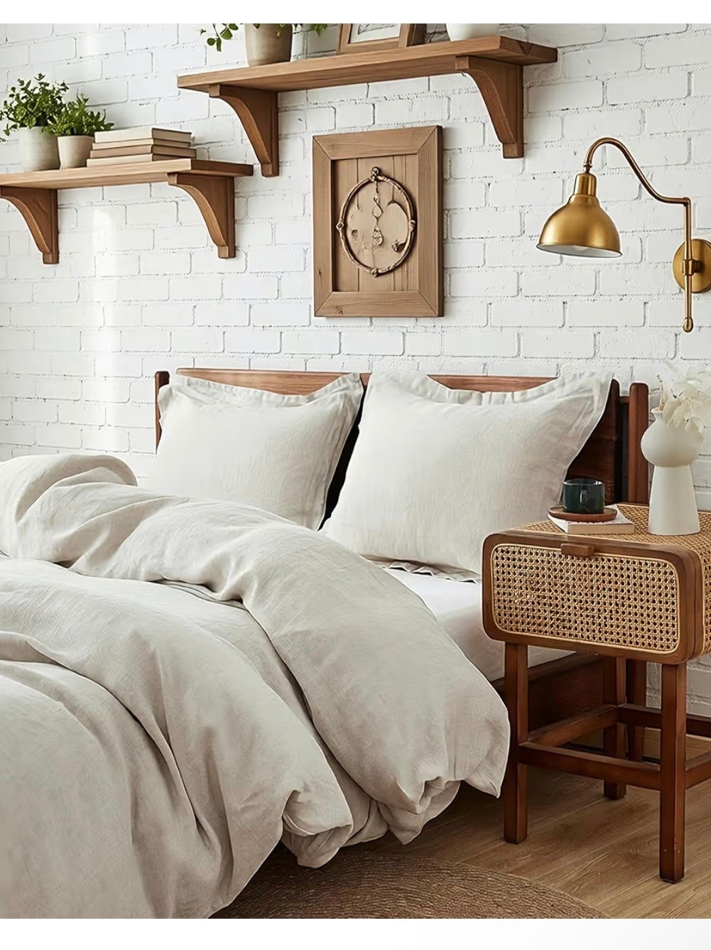 Simple&Opulence
100% Linen Duvet Cover Set 3pcs Basic Style Natural French
Washed Flax Solid Color
Soft Breathable
Farmhouse Bedding with Button Closure

#LTKHome