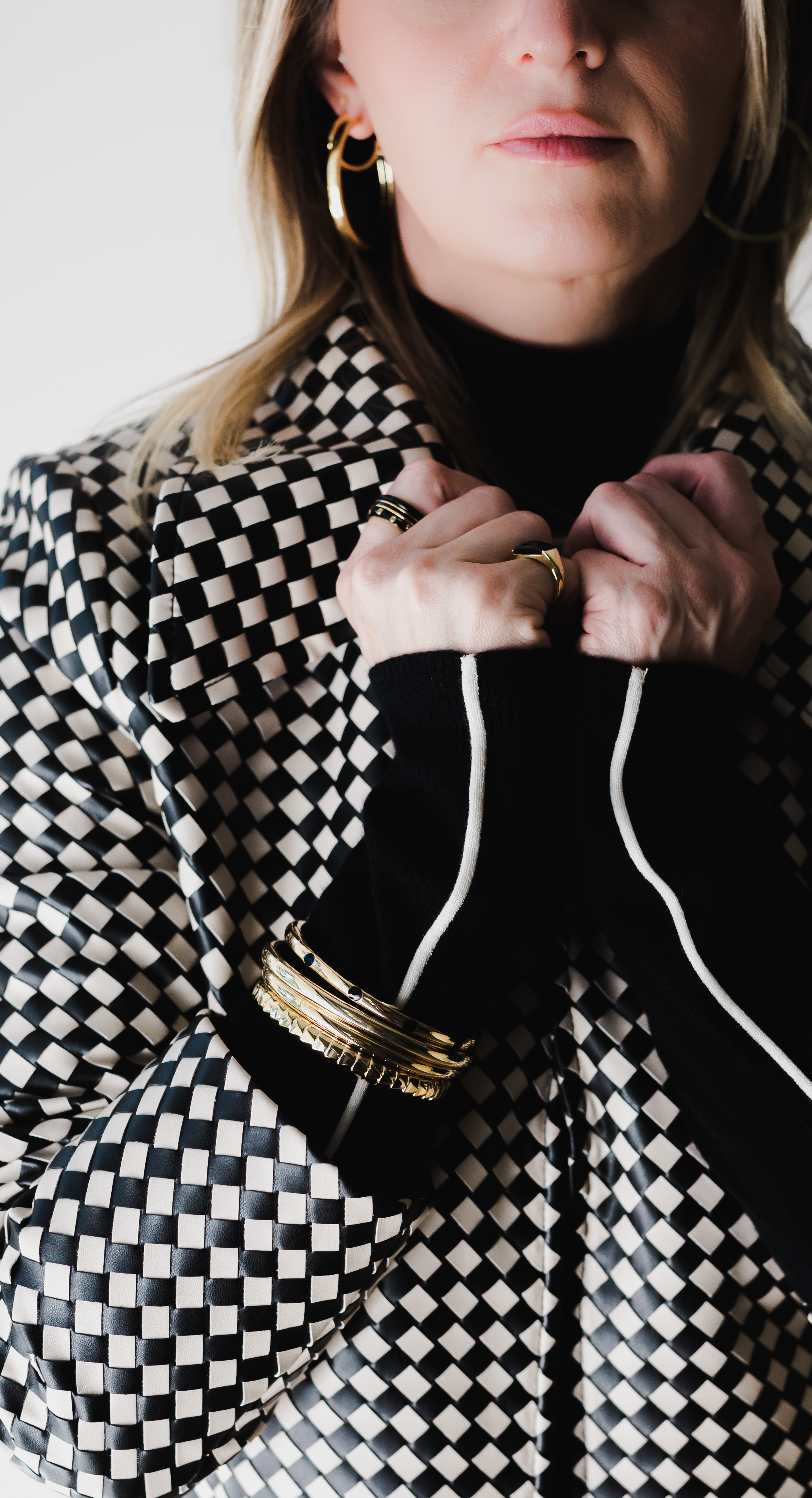 A little preview of the full look with the new Armine + Ambrose 14K Gold Plated cuff set!  

 #LTKGiftGuide #LTKHoliday #LTKStyleTip