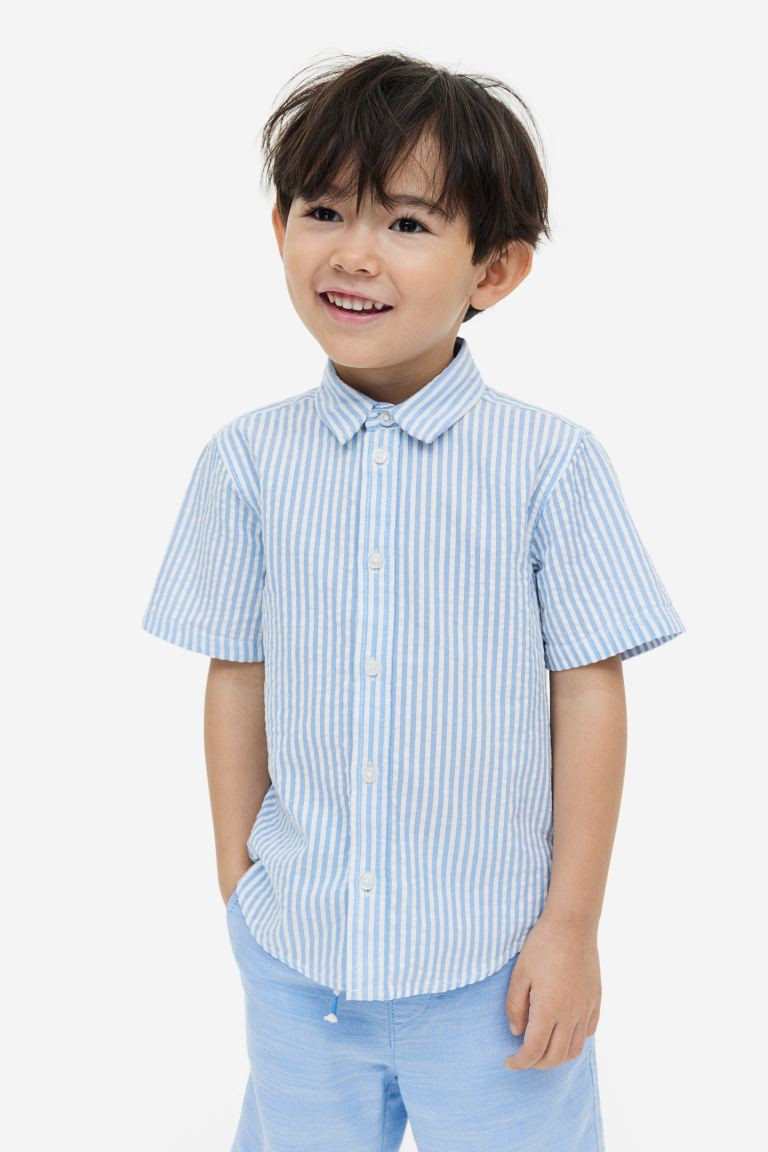 Short-sleeved Cotton Shirt | H&M (US + CA)
