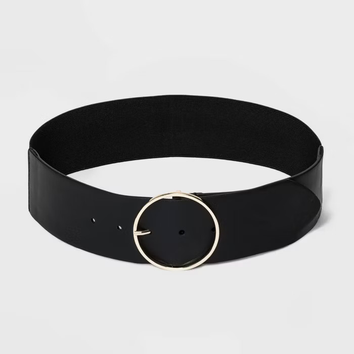 Women's Wide Belt - A New Day™ Black | Target