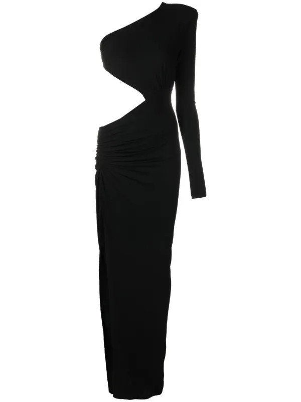 cut-out one-shoulder dress | Farfetch Global