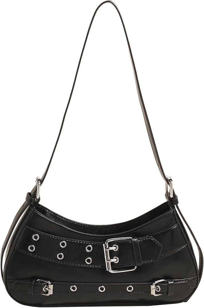 Sanxine Shoulder Bags for Women Small Y2k Purses Punk Shoulder Purse Lightweight Hobo Bag Handbag... | Amazon (US)