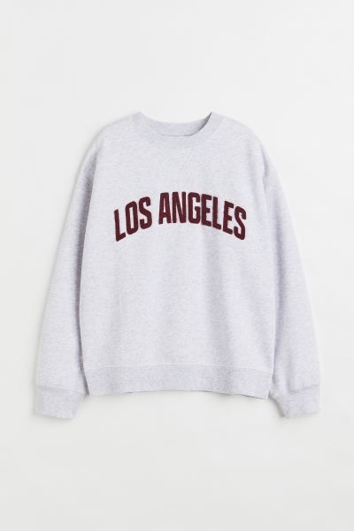 Conscious choice  New ArrivalRelaxed-fit sweatshirt in soft, cotton-blend fabric. Crew neck, drop... | H&M (US + CA)