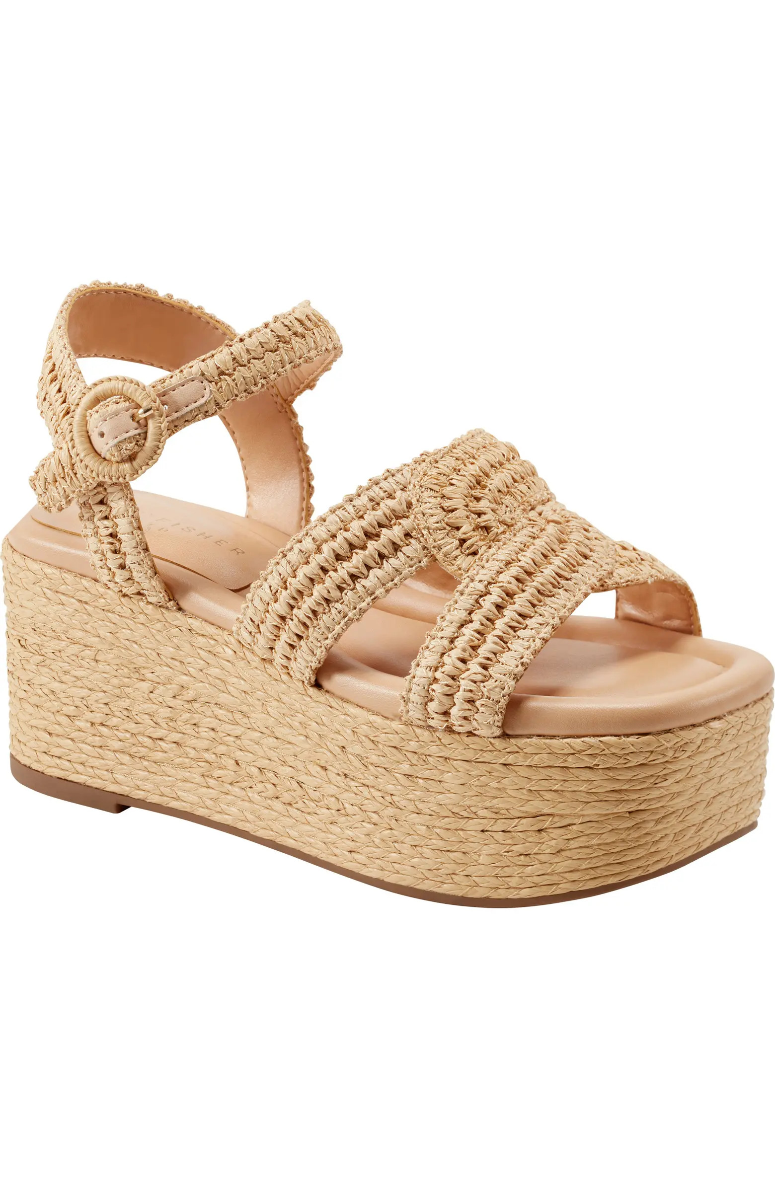Marc Fisher LTD Payley Ankle Strap Platform Sandal (Women) | Nordstrom | Nordstrom