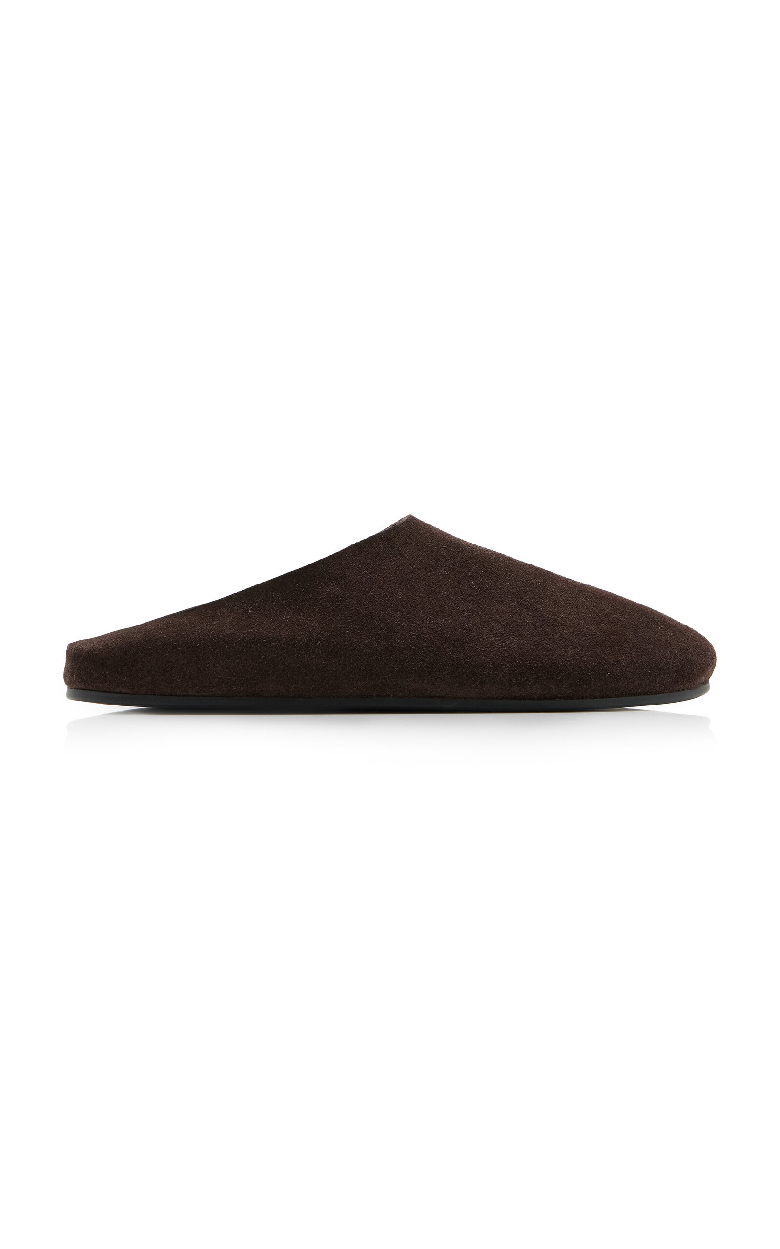 The Row Hudson Suede Slides - Moda Operandi | Moda Operandi (Global)