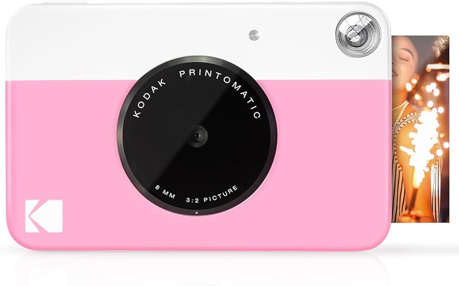 KODAK Printomatic Digital Instant Print Camera - Full Color Prints On ZINK 2x3" Sticky-Backed Pho... | Amazon (US)